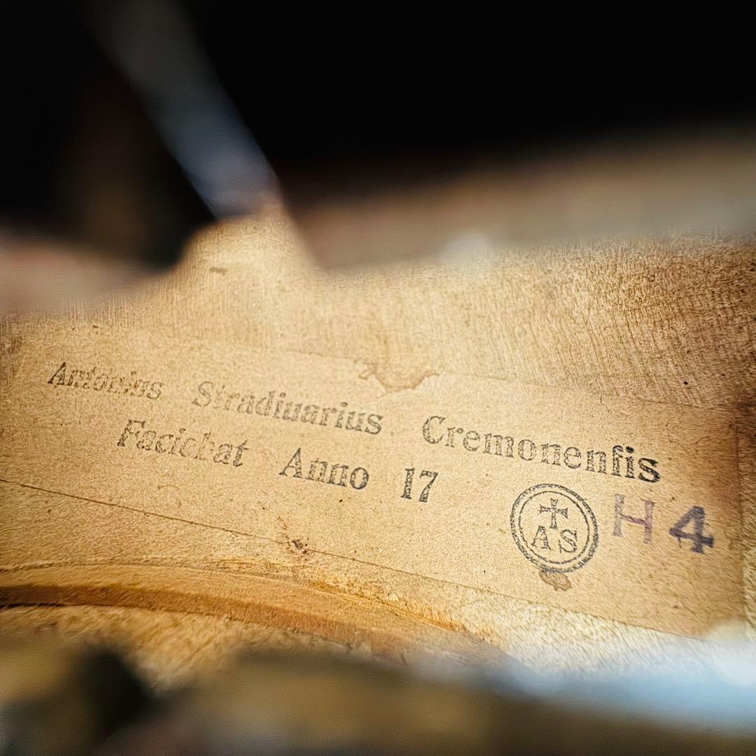 【試奏動画あり】ストラディバリウスラベル バイオリン H4刻印【弓・ケース付】