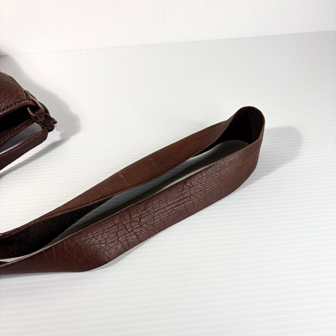 希少 入手困難 KAZINO カジノ ショルダーバッグ 総手縫い 鹿革