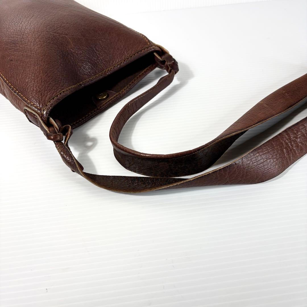 希少 入手困難 KAZINO カジノ ショルダーバッグ 総手縫い 鹿革