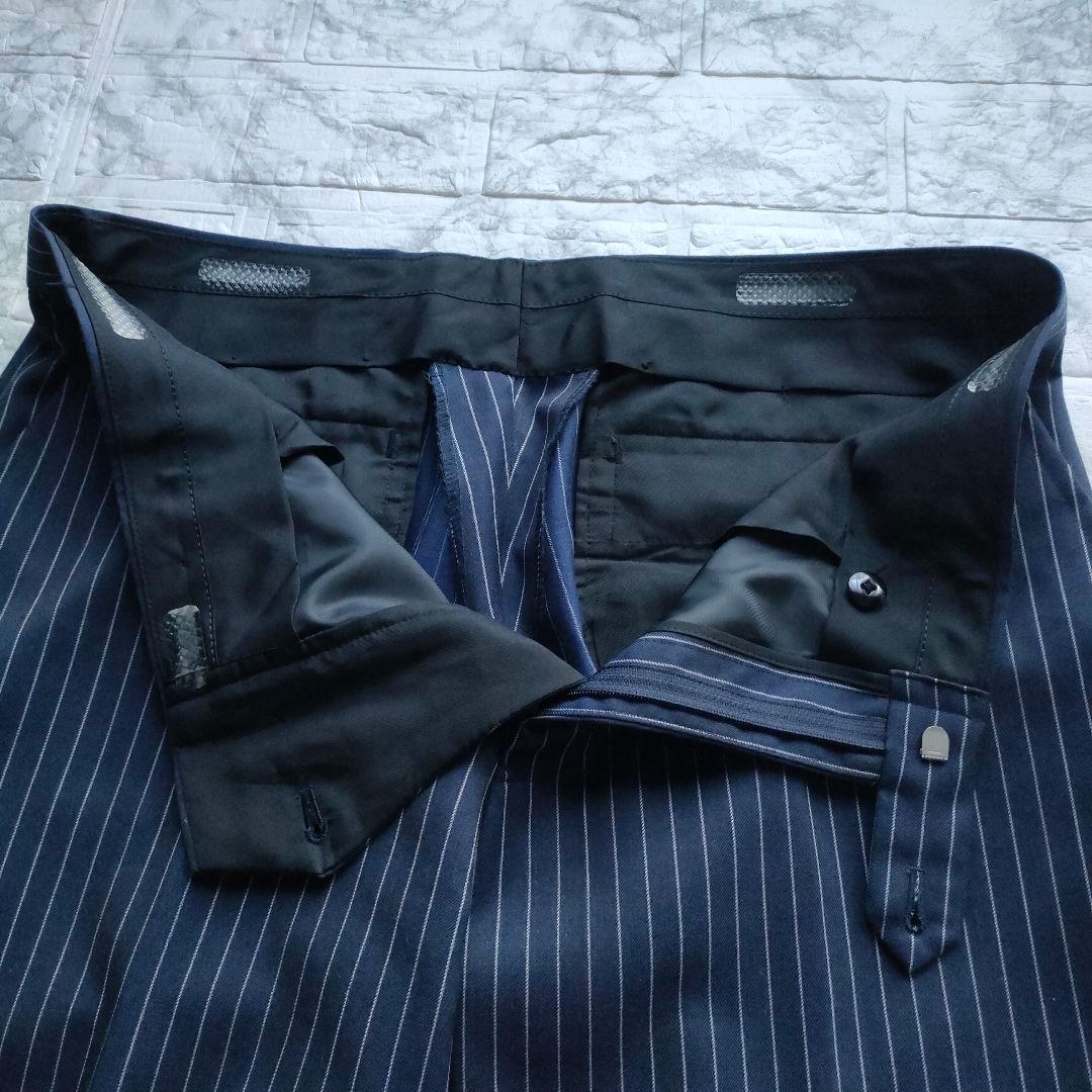 SUIT SELECT　3ピース　ストライプスーツセット　AB6