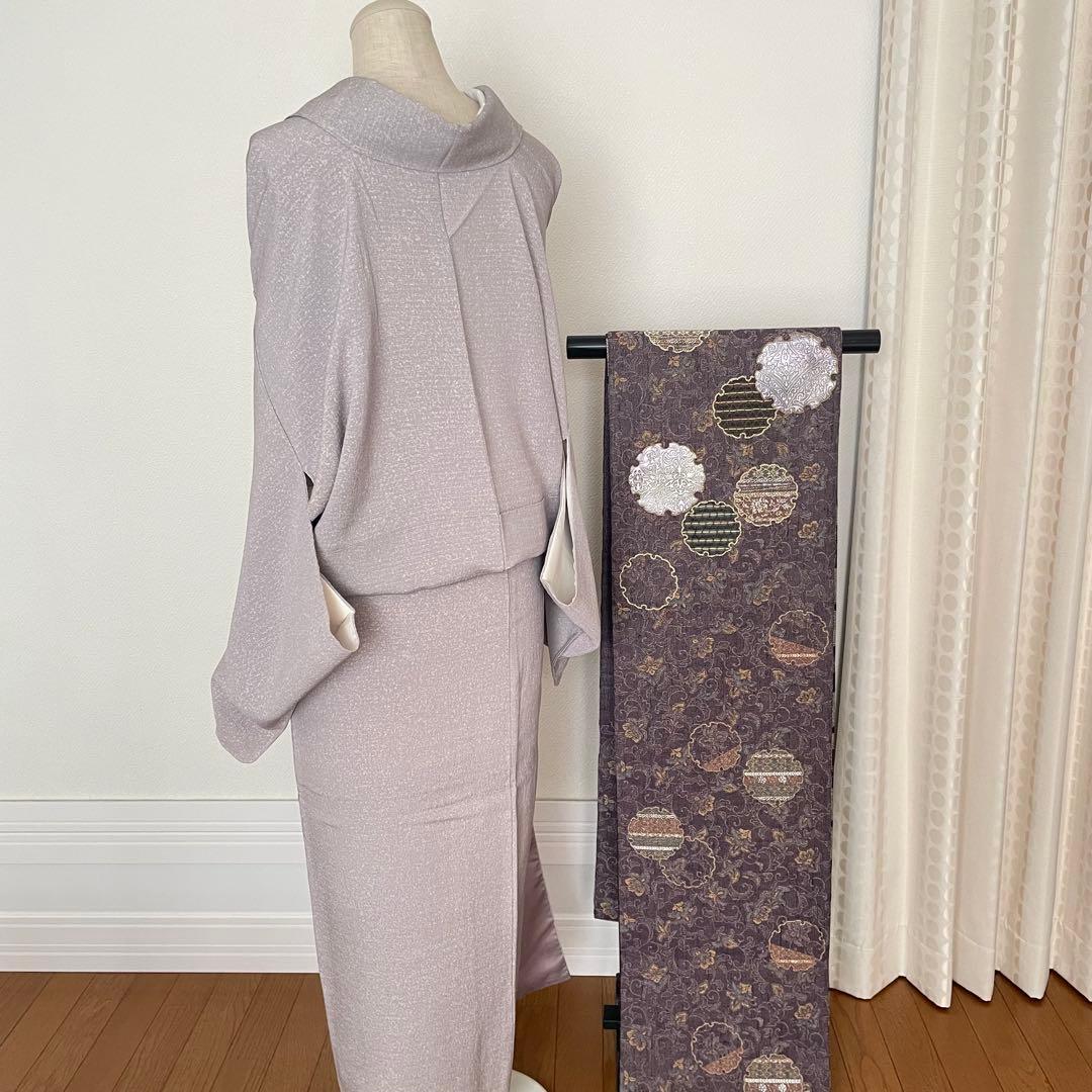 しつけ付き 美しい染めのお着物 正絹作家物