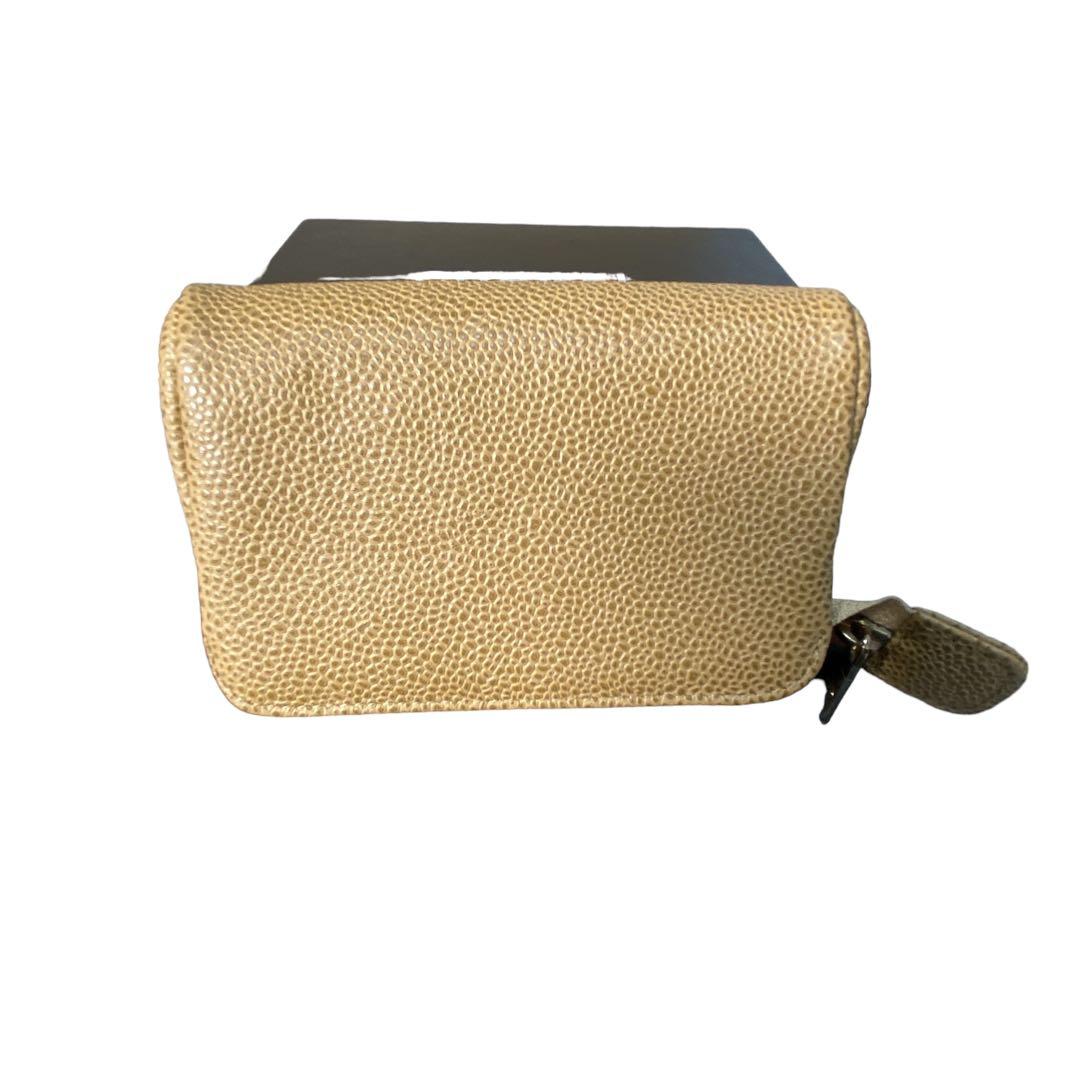 シャネル　CHANEL キャビアスキン　小物入れ　ベージュ