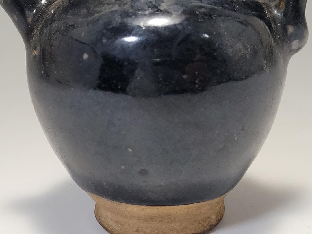 黒釉 水注 宋元時代 高さ約8.9cm