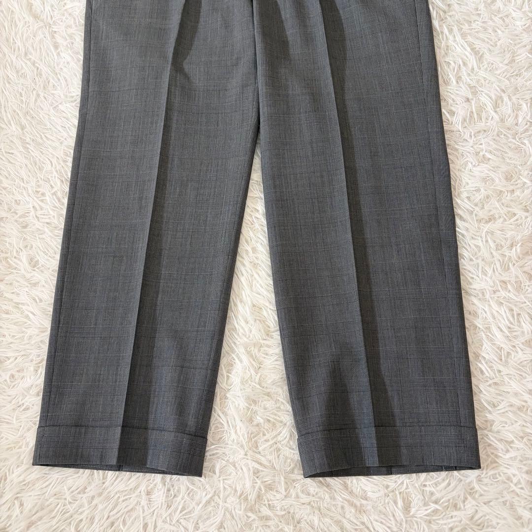極美品　ブルックスブラザーズ　Madison スーツ　グレンチェック　グレー