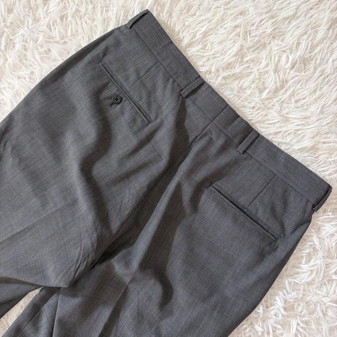 極美品　ブルックスブラザーズ　Madison スーツ　グレンチェック　グレー