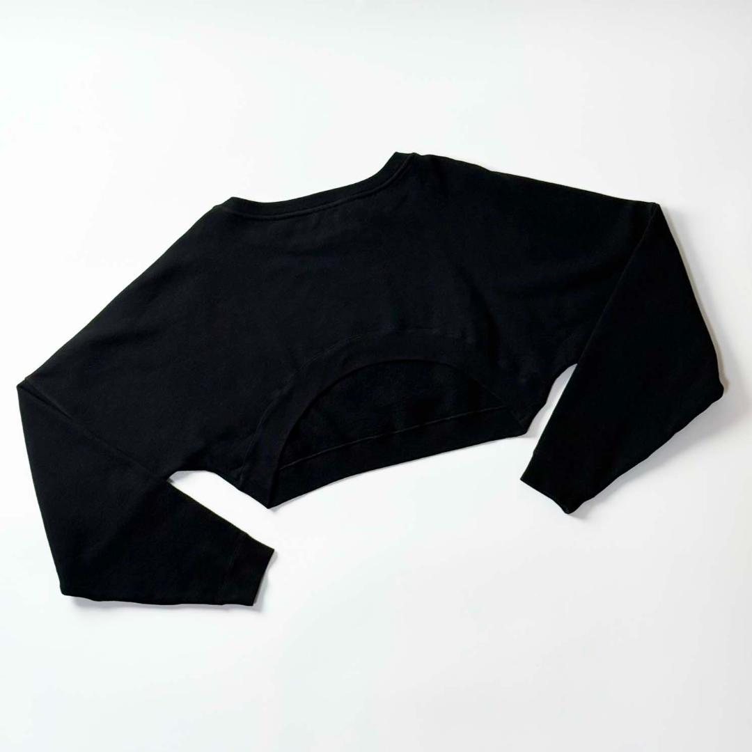 【2023AW】サンローラン クルーネック クロップド スウェットシャツ S