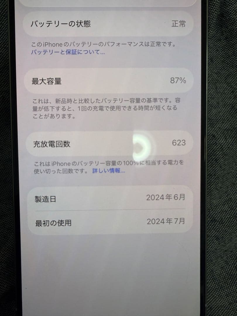 Apple iPhone 15Pro ホワイト128GB