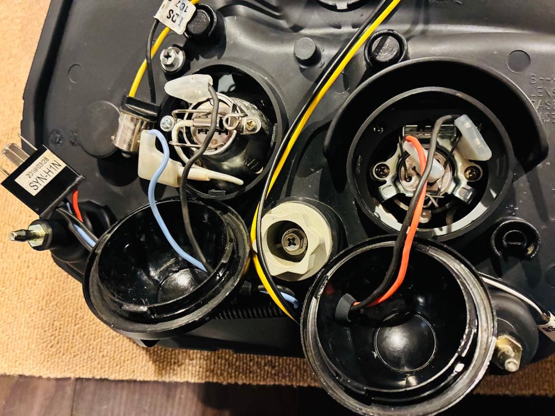 ☆★ジムニー JB23 1〜10型 高輝度LEDシャークヘッドライト 中古品★☆