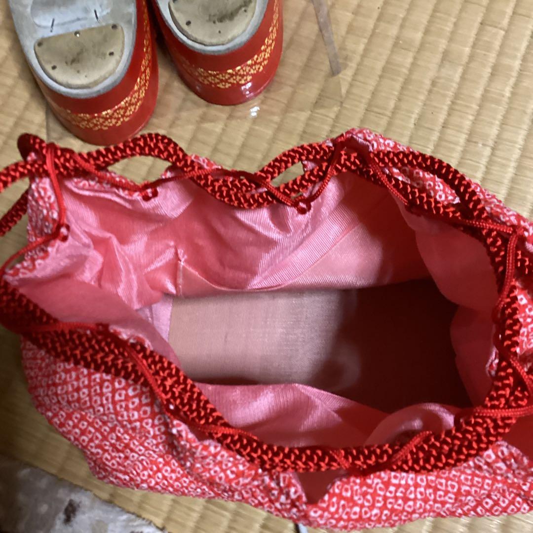 七五三七歳用フルセット　帯幅18センチ草履21、5センチ