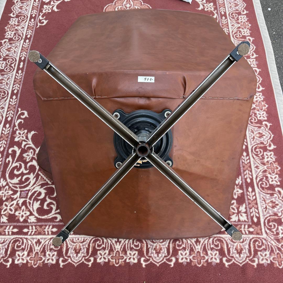 ミッドセンチュリー当時物◾️チトセ ラウンジソファー ラウンジチェア 茶ブラウン