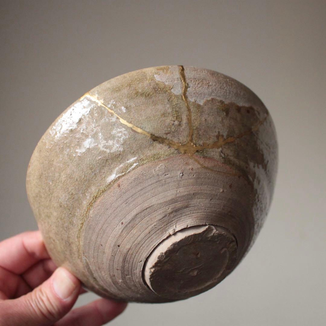 古瀬戸 茶碗 室町時代 茶道具 古美術 茶道具 古道具 アンティーク