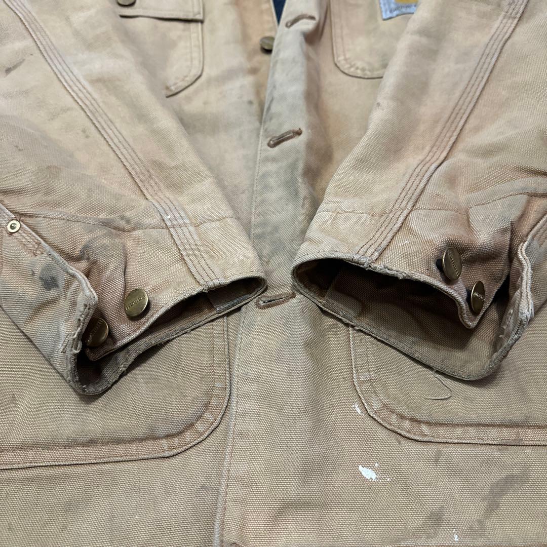 き*き様 Carhartt C01 BRN ミシガン チョアコート ダック ジャ