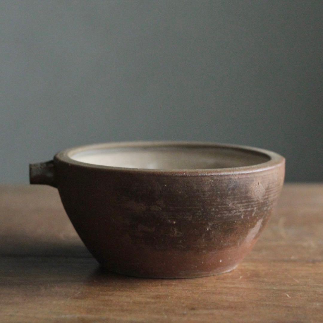 白丹波 片口 古美術 古道具 アンティーク 酒器 丹波焼 立杭焼