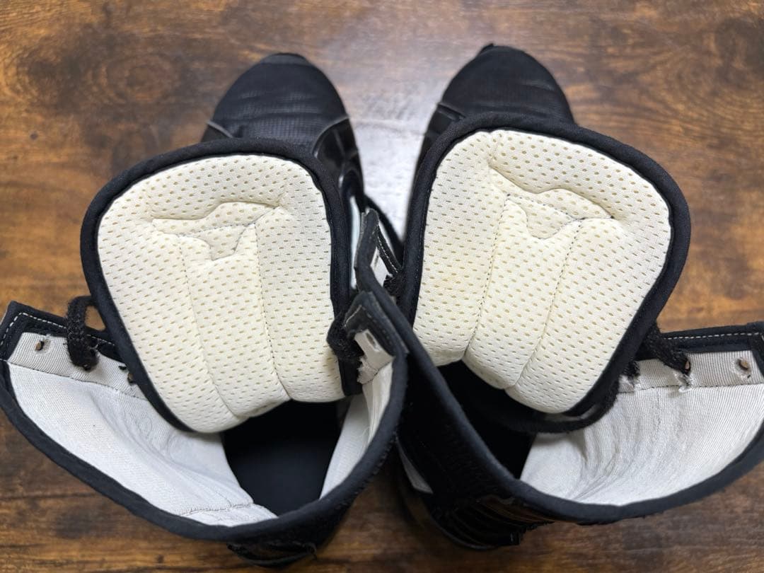 Mizuno ミズノ ボクシングシューズ 黒/白 ハイカット25.5cm