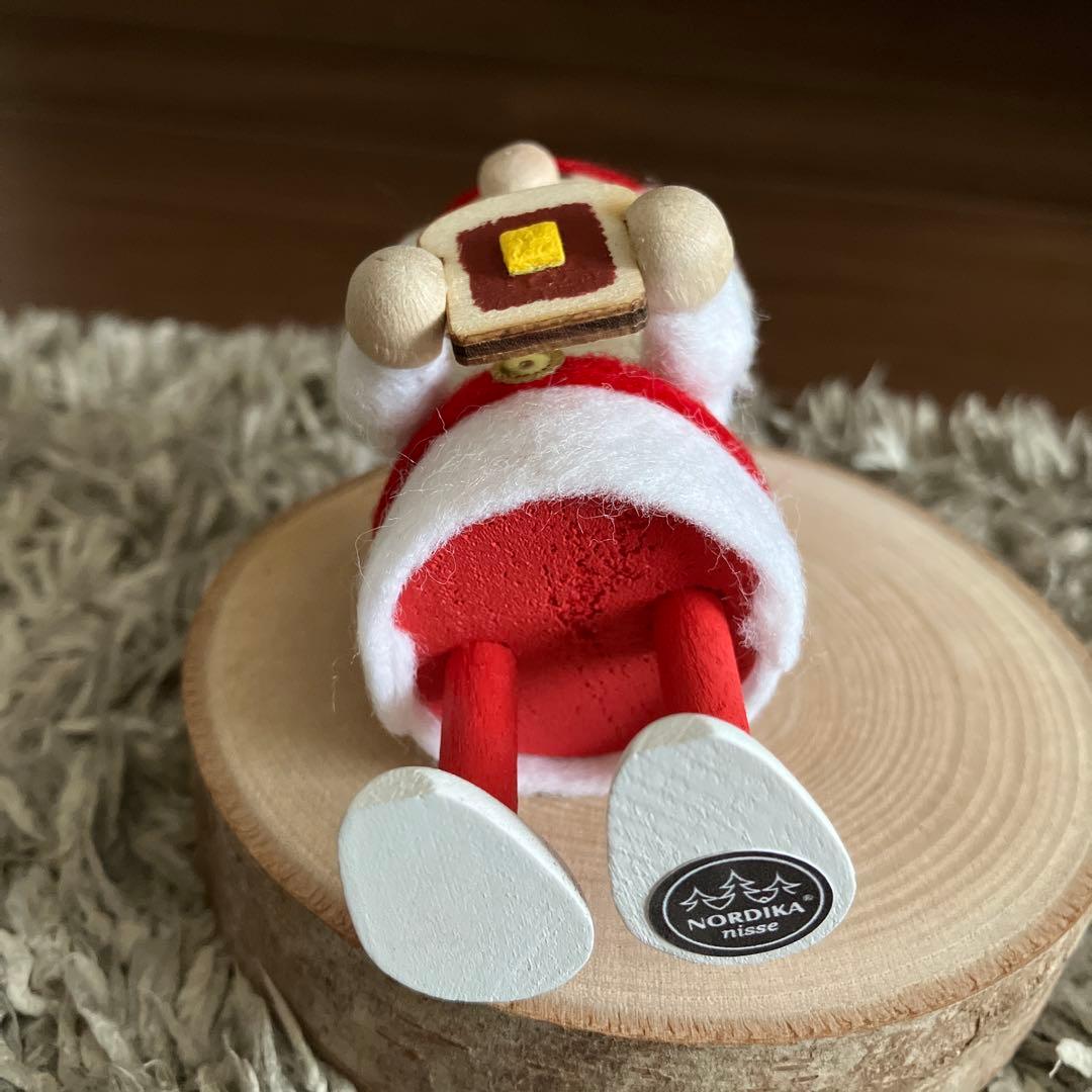 小倉トーストを持ったサンタ　JR名古屋高島屋限定　ノルディカニッセ　ジェイアール