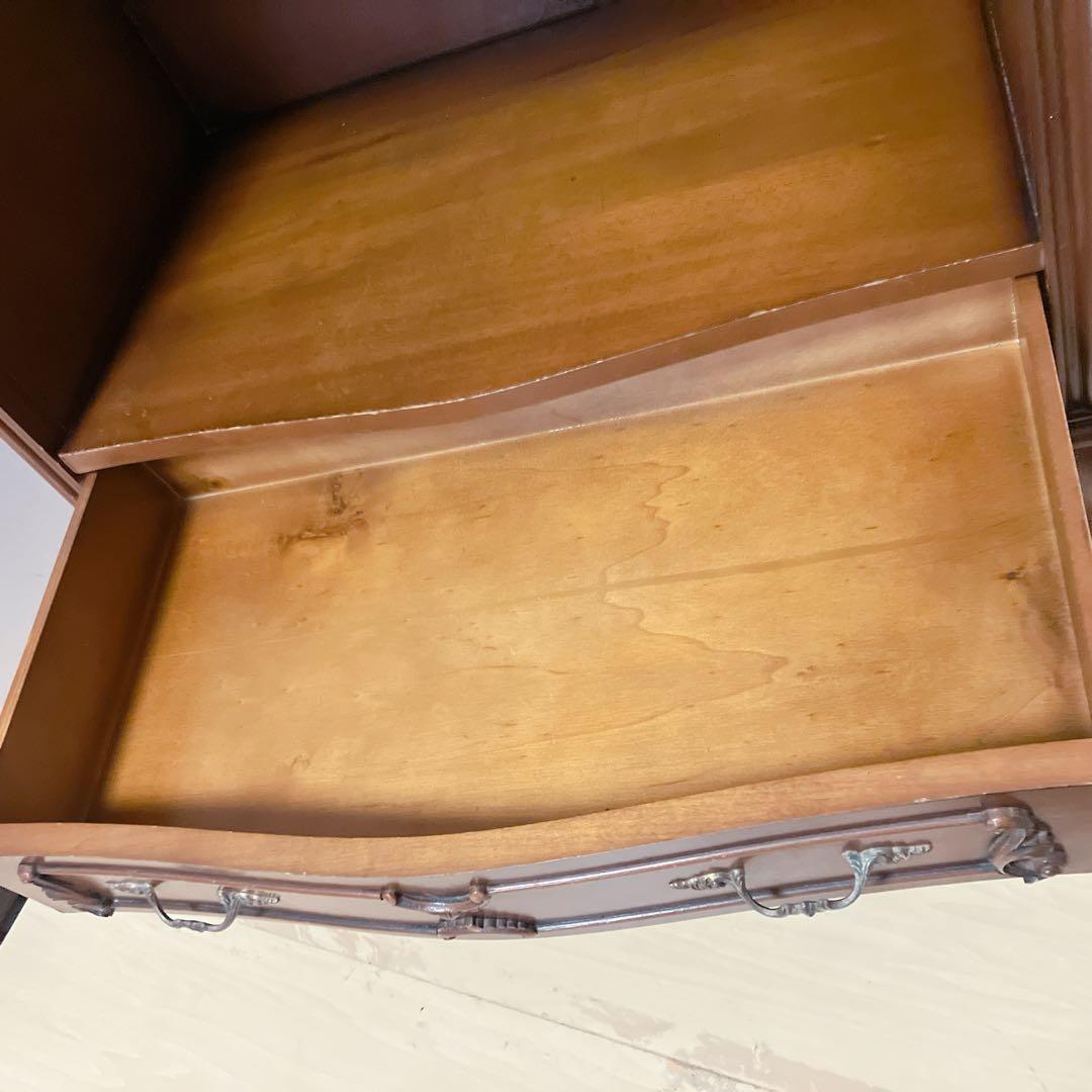 猫脚　アンティーク調　コンソール　サイドチェスト　キャビネット　レトロ