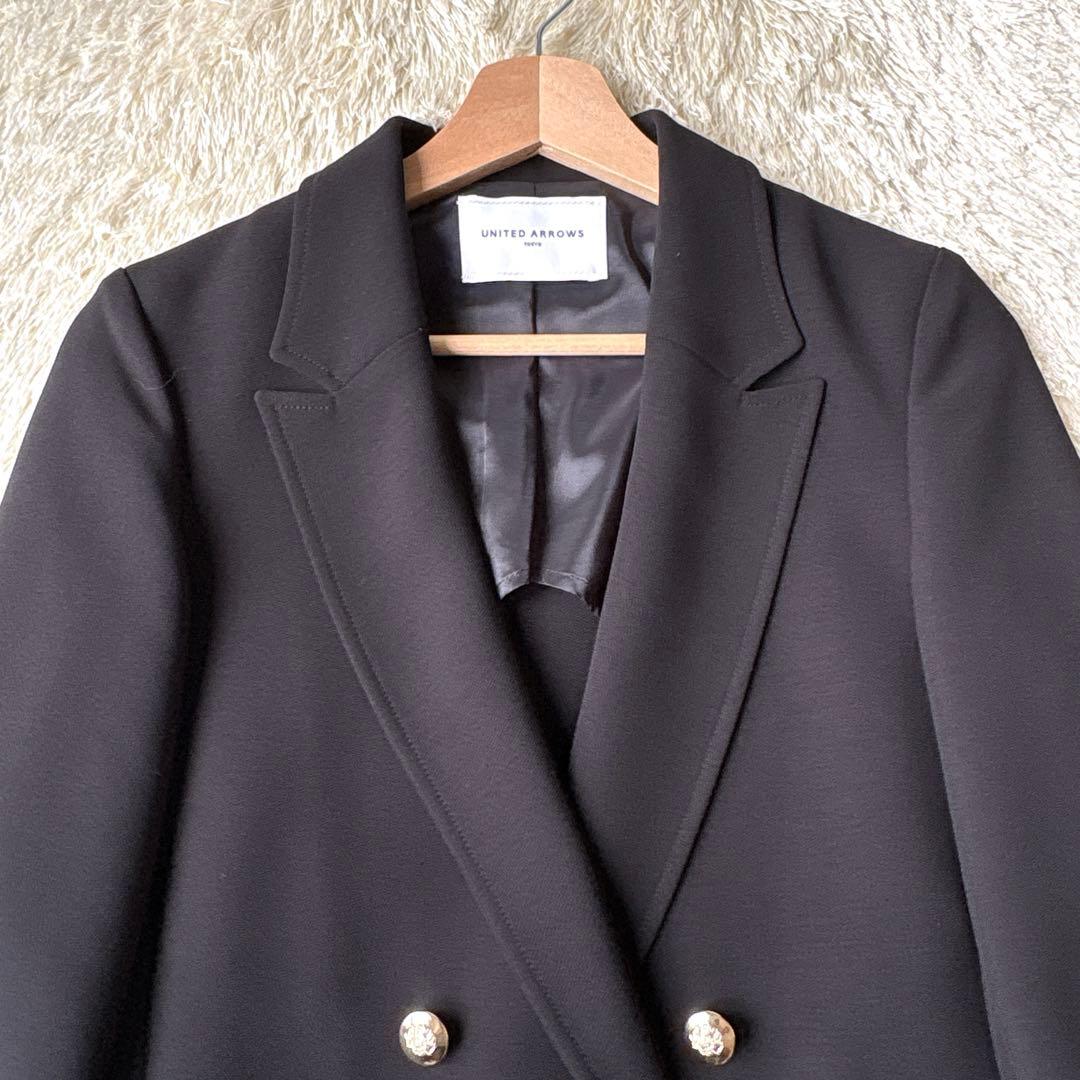 極美品✨ユナイテッドアローズ　ロングテーラードジャケット　ダブル　現行