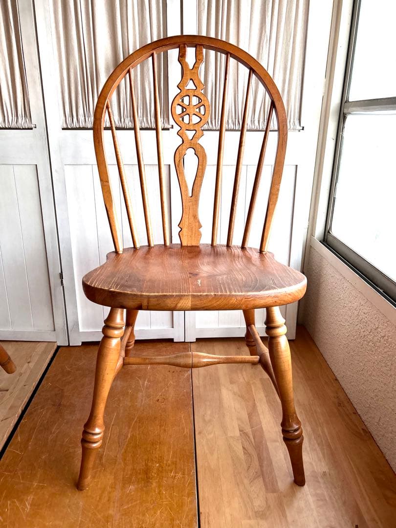 イーサンアレン アメリカ　スピンドルバック　ウィンザーチェア　ダイニングチェア