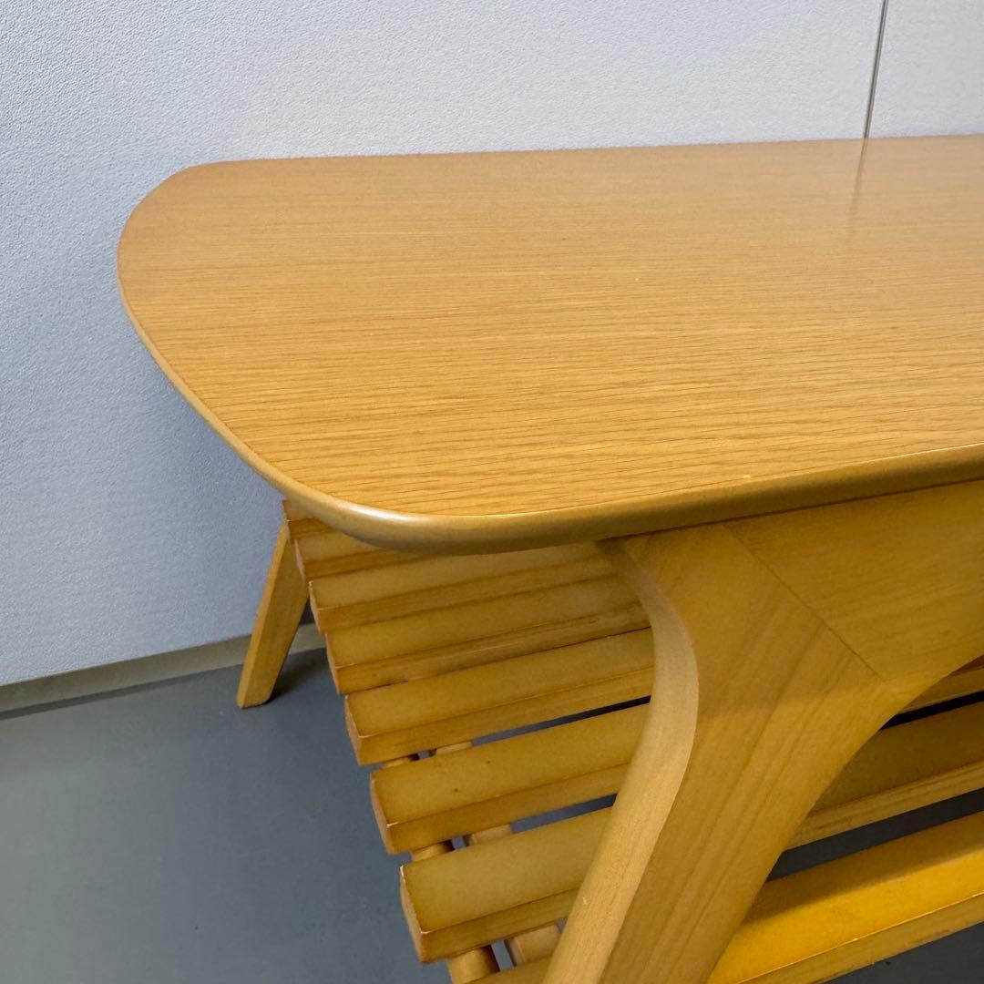 【美品/都内無料配送】ローテーブル センターテーブル　ナチュラルウッド 木製