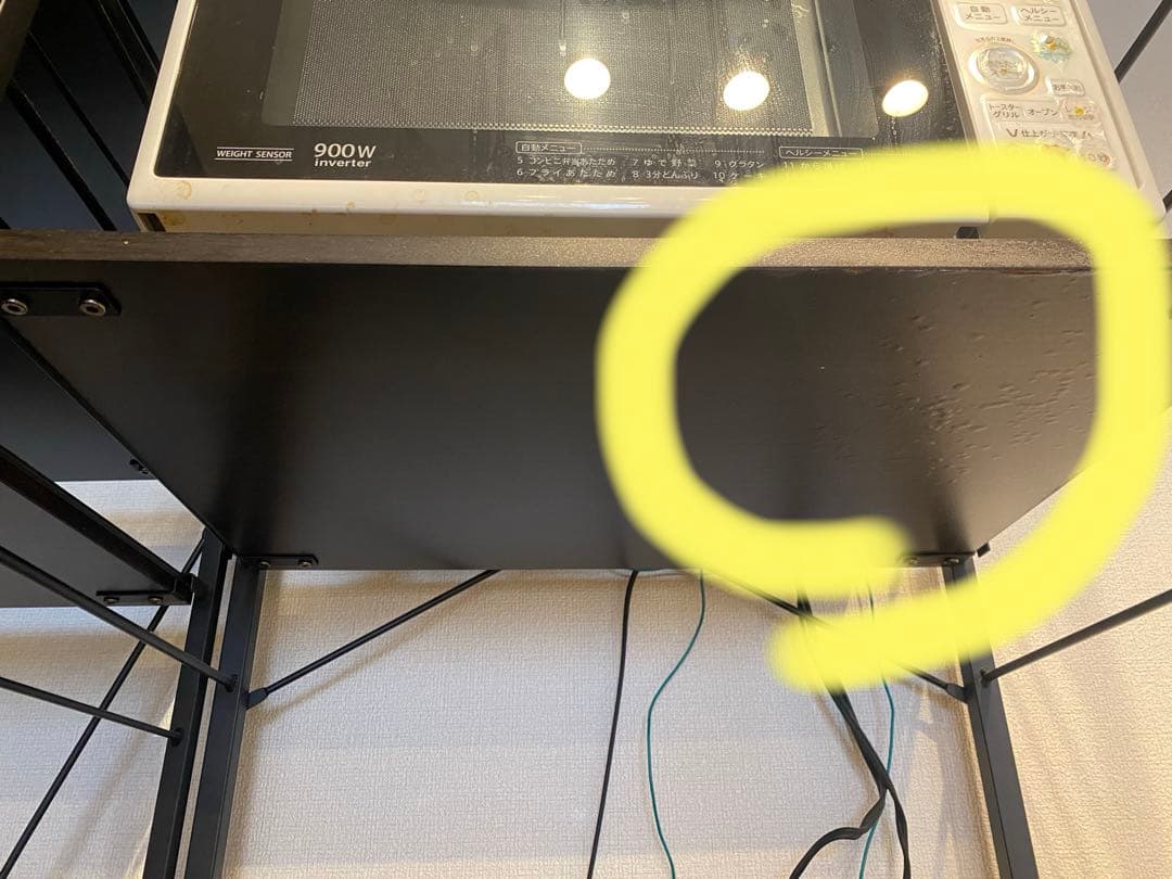 レンジ台　キッチン棚　ゴミ箱収納　レンジボード