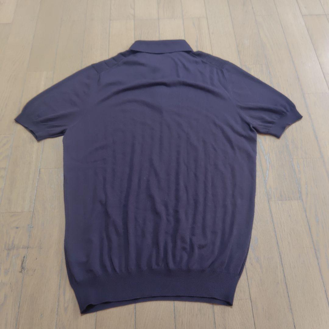 【美品】Gran Sasso ダークブラウン ポロシャツ