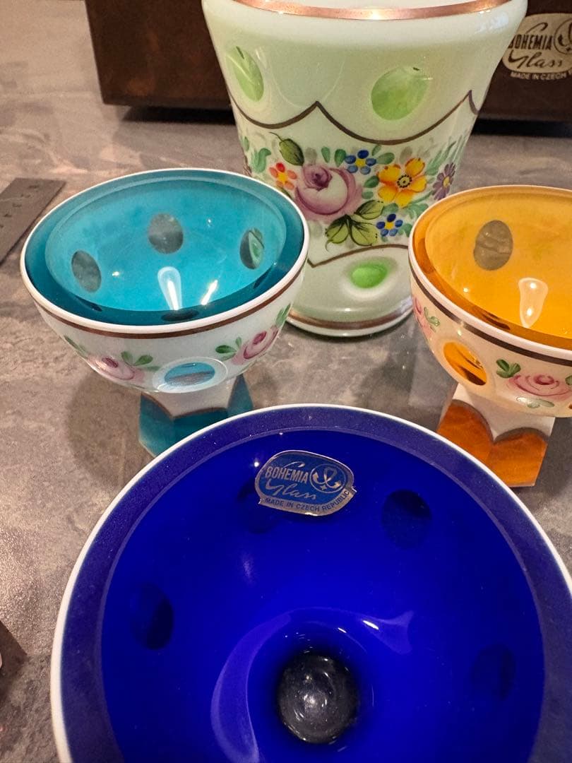 Bohemia Glass デキャンタセット