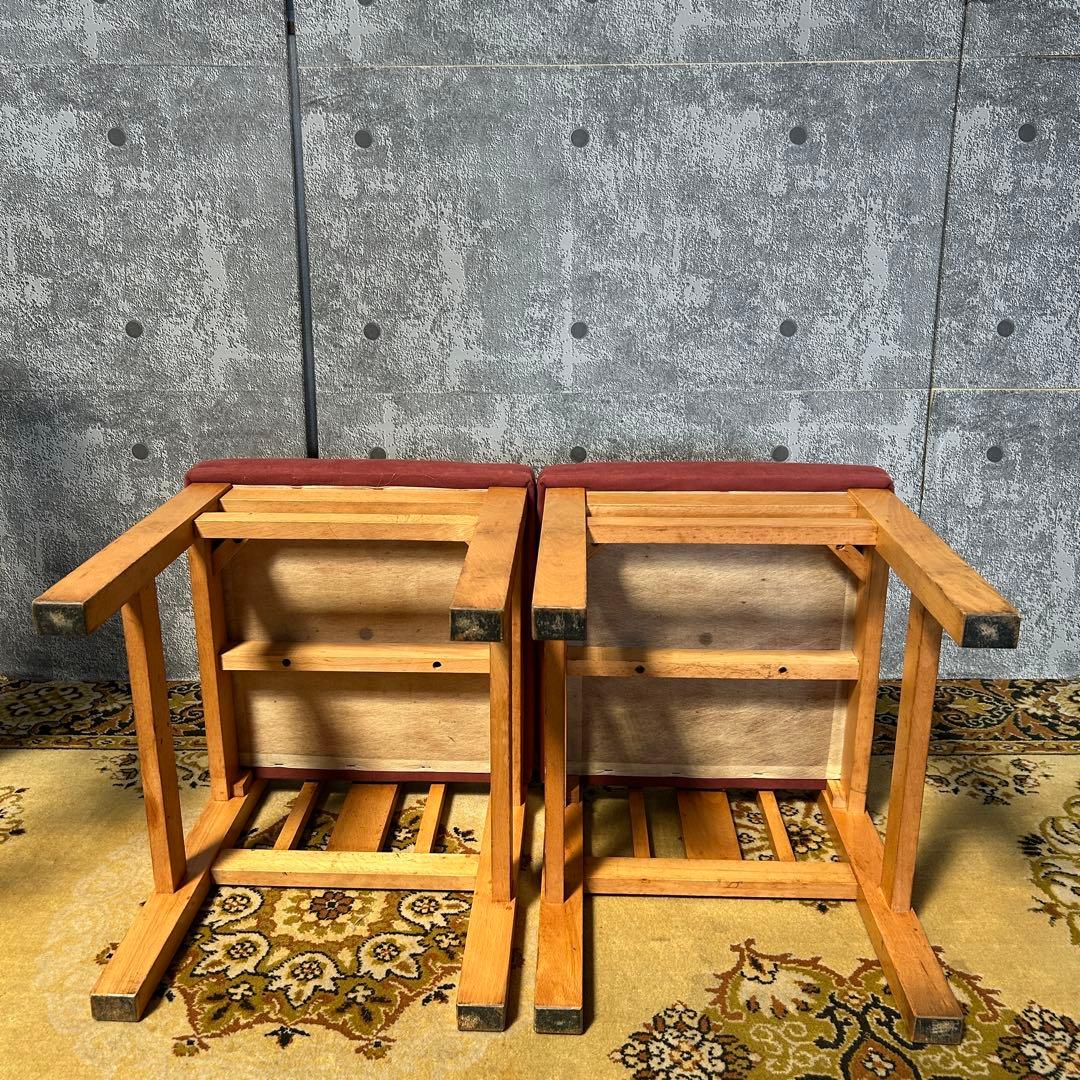 ꧁光製作所 hikari꧂カウンターチェア4脚 昭和レトロ 店舗什器 ダイニング