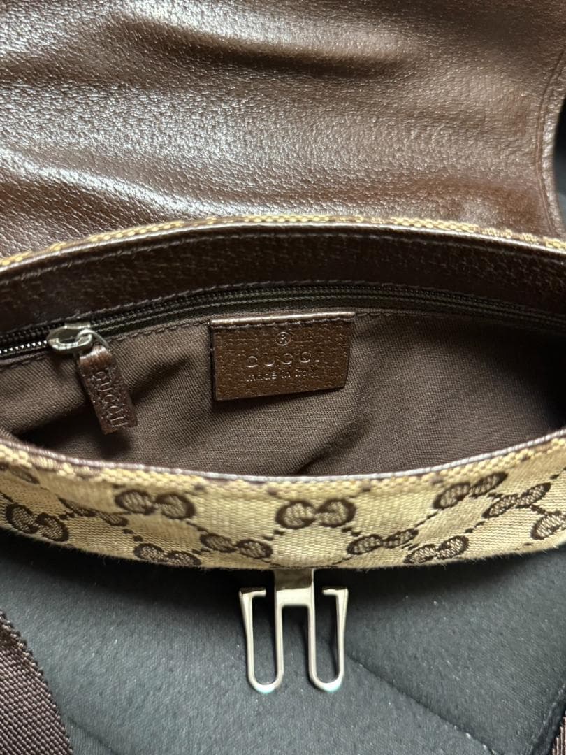 GUCCI グッチ ウエストバッグ ウエストポーチ GGキャンバス