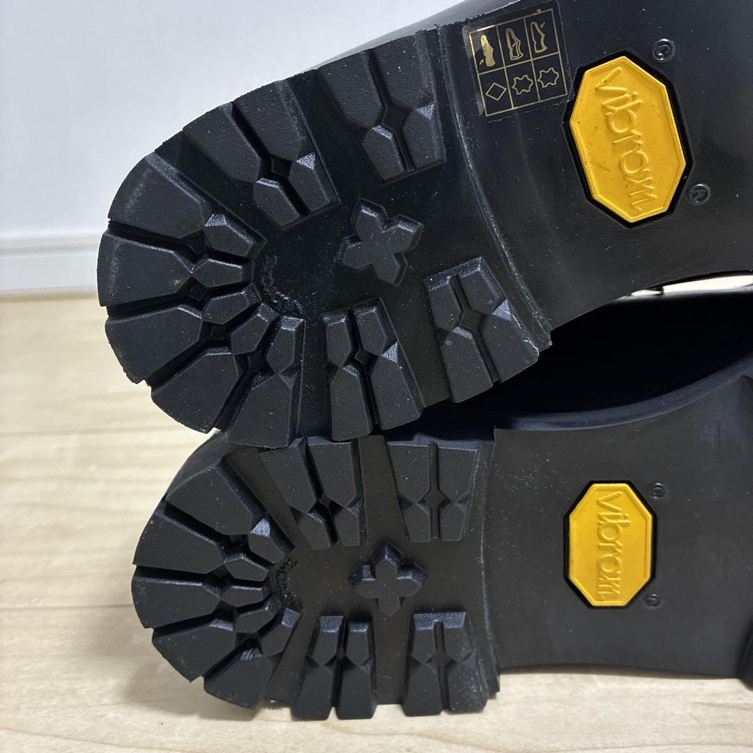 美品 Berwick バーウィック Uチップ 2369 ヴィブラム ソール 黒