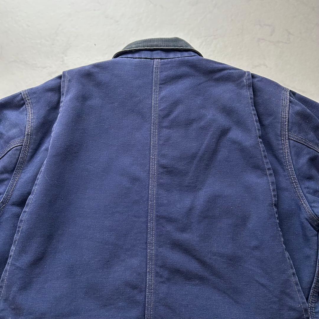 【100周年】80s 星タグ カーハート ミシガンチョアコート ネイビー 40