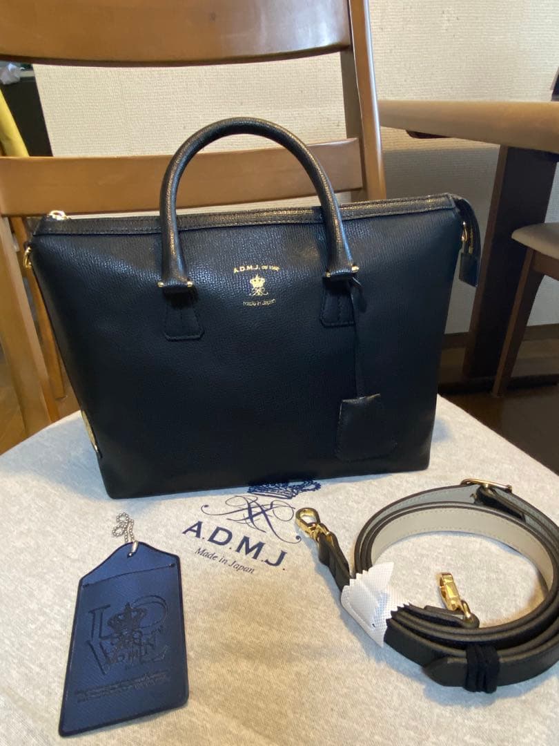 ADMJ ショルダーバッグ　ブラック　美品✨