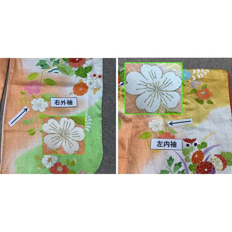 17りお29■502ag12■七五三 千總 七歳 女児 着物■美品