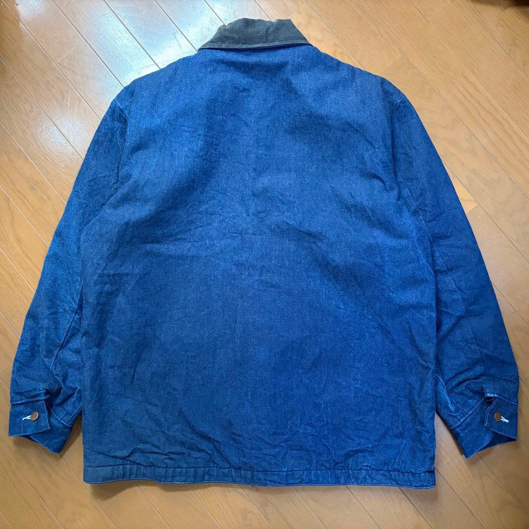 USA製80s◯BIGBEN ビッグベン カバーオール 裏地 濃紺 44 XL