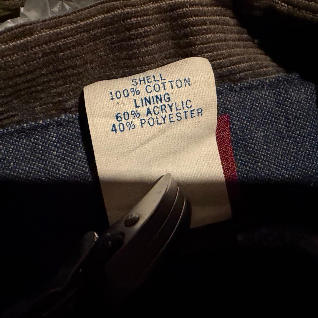 USA製80s◯BIGBEN ビッグベン カバーオール 裏地 濃紺 44 XL