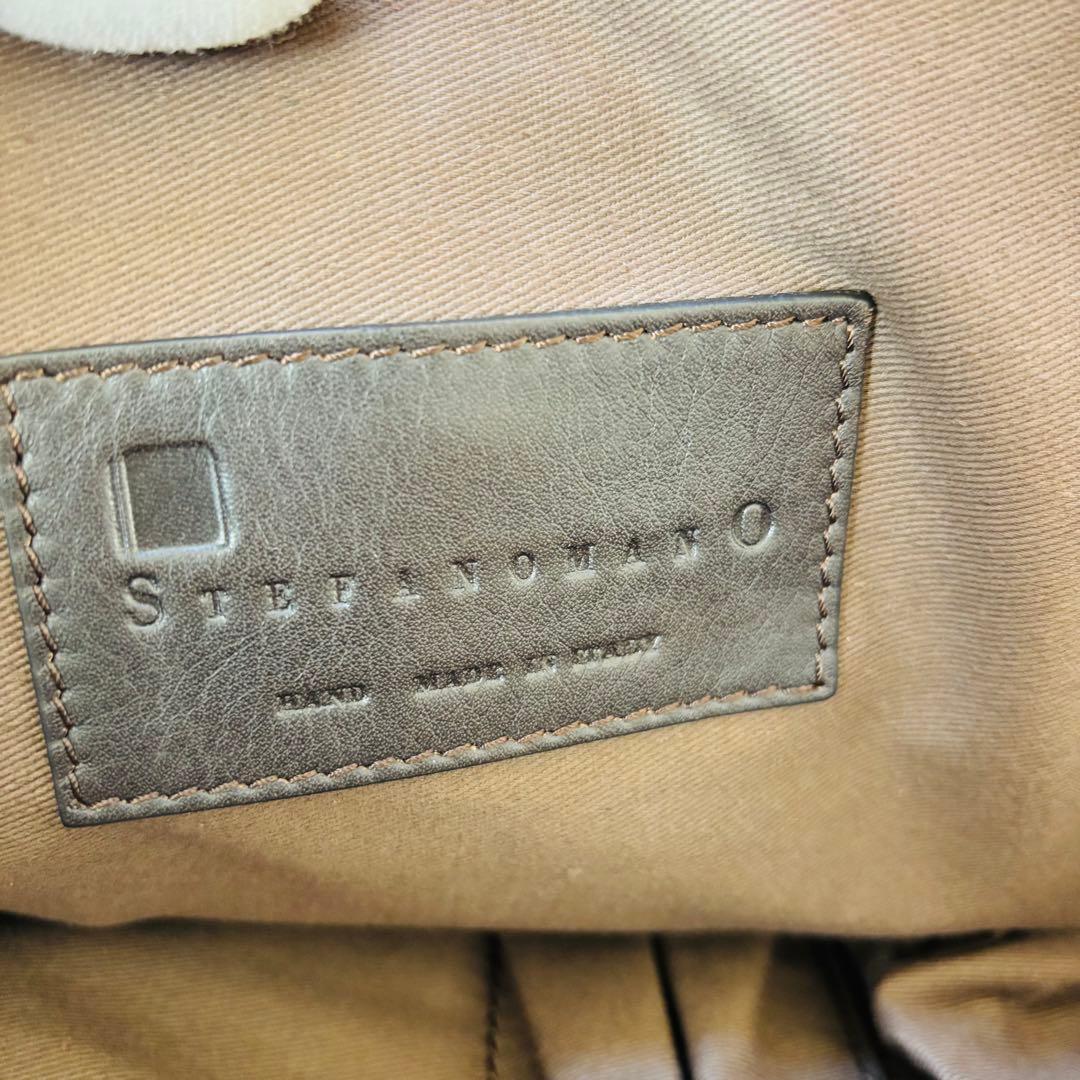 STEFANOMANO オールレザー　ブリーフケース　ビジネスバッグ　アルチェ