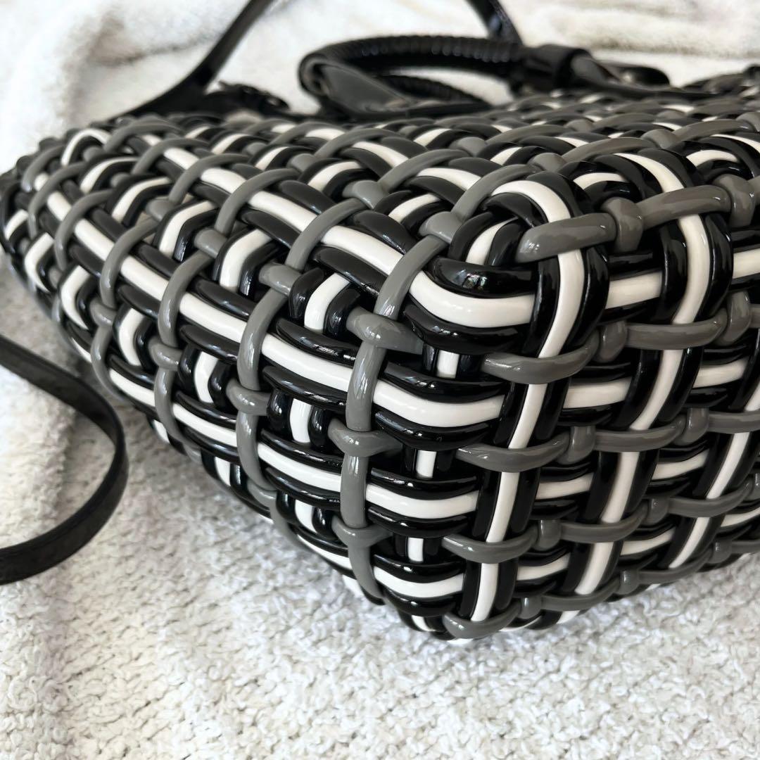 新品同様！BALENCIAGA バレンシアガ ビストロXS カゴバッグ