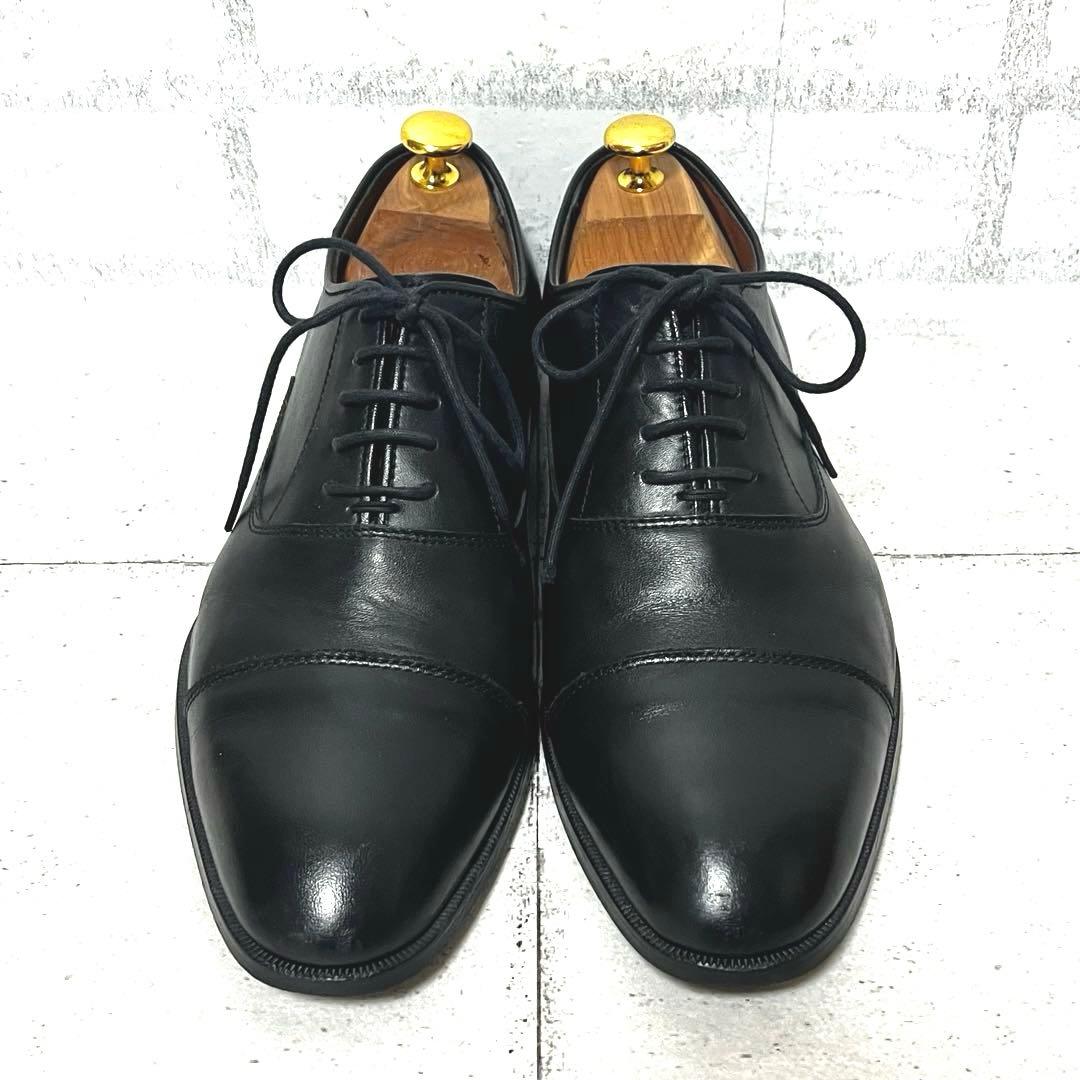 【リーガル】ストレートチップ V075 内羽♡ブラック 25EEE