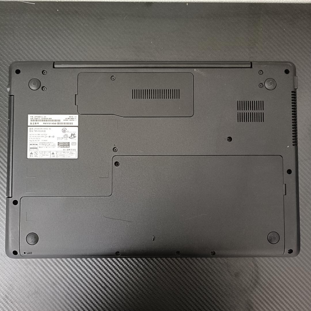 ノートPC Windows11 Core i7 SSD メモリ8GB 富士通 黒