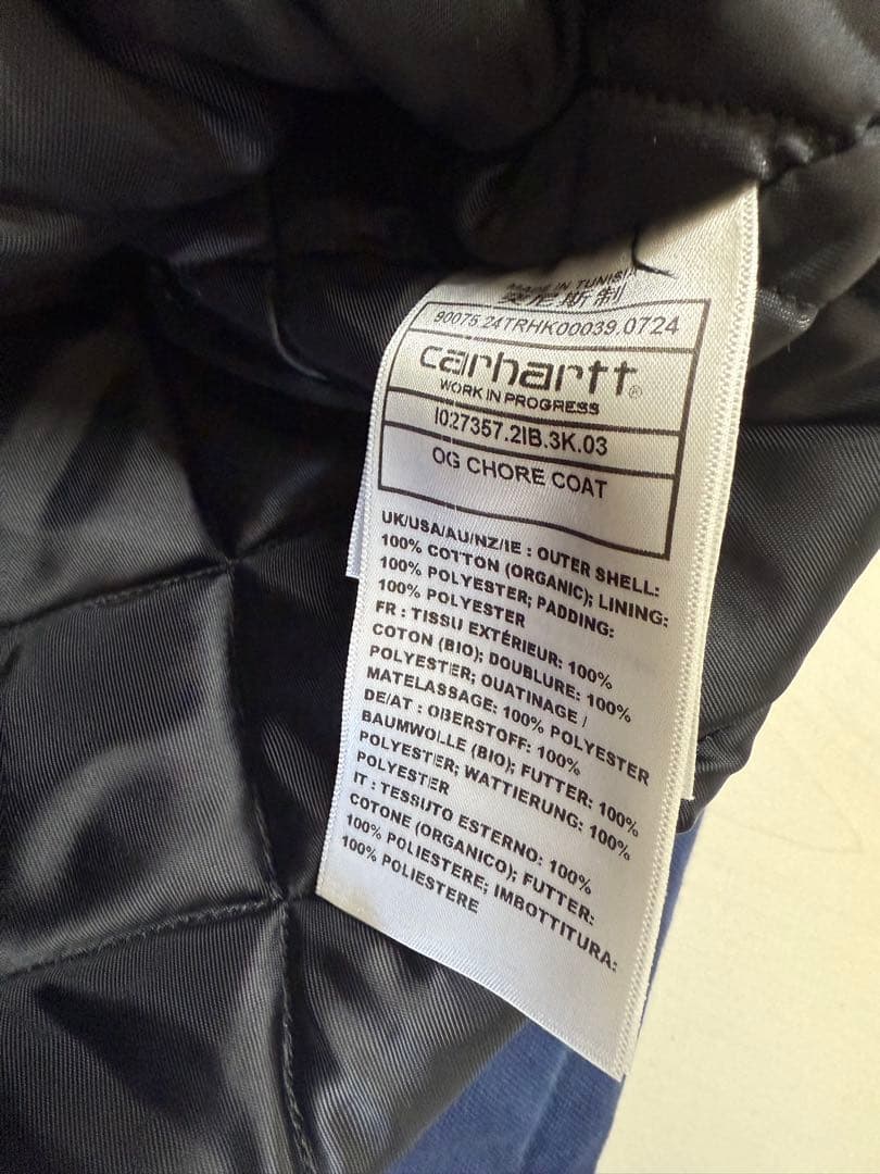 新品 Carhartt WIP OG CHORE COAT カバーオール M 紺