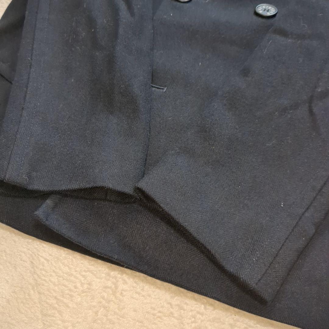 マッキントッシュ メルトンウール ピーコート ネイビー 英国製 36サイズ