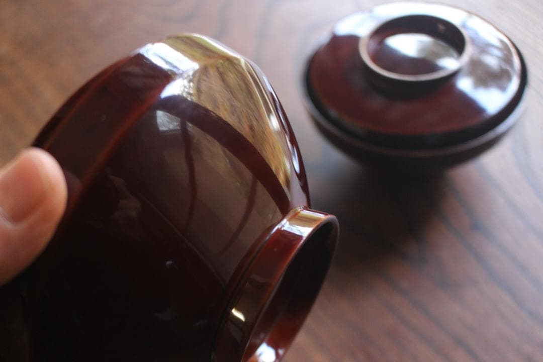 時代逸品！上質紅溜塗に極上高台寺蒔絵の美しいお椀2点（検加賀蒔絵吸物碗蒔絵椀