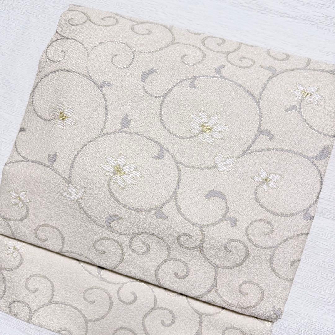 m124 弥栄織物 作り帯 つけ帯 正絹 帯