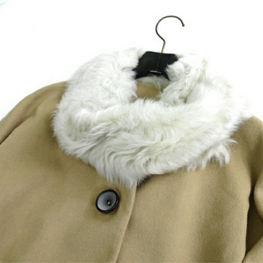 【新品】Karl Donoghue 高級ウール ミドル丈ノーカラーコート