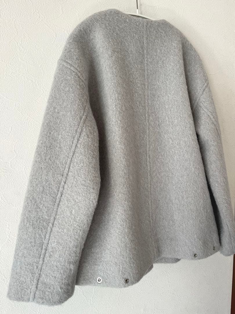 今季 B&Y UNITED ARROWS ブークレーノーカラーブルゾン