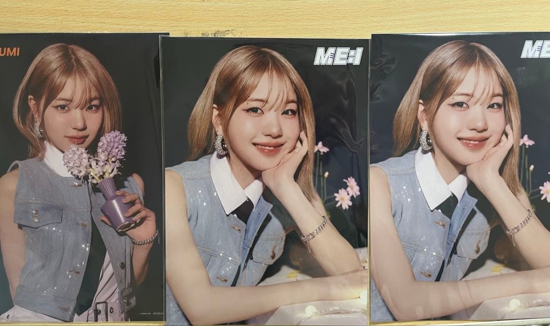 海老原鼓 ME:I つづみ 村上璃杏 アルバム トレカ アクスタまとめ売り