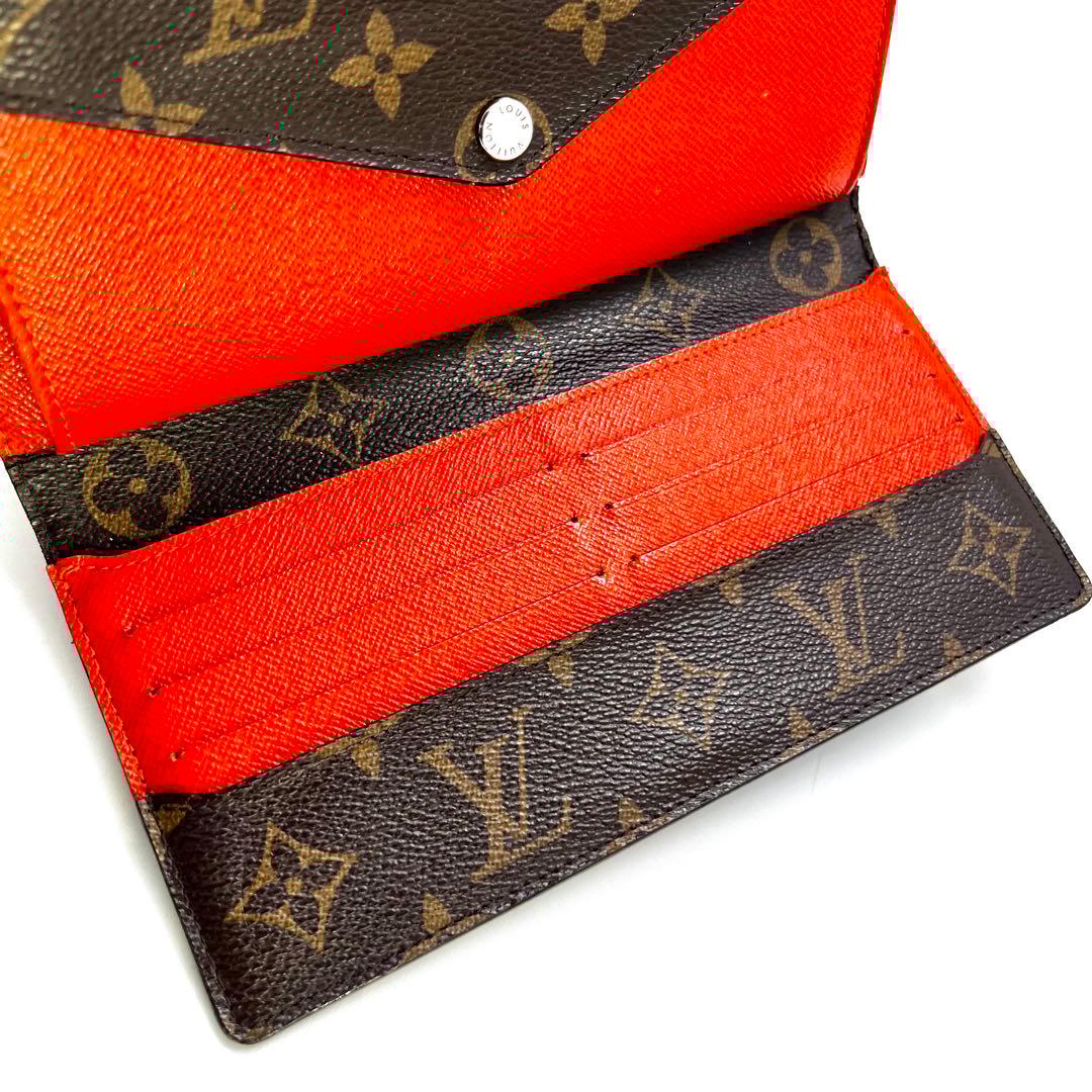 ルイヴィトン エピ×モノグラム ポルトフォイユ マリールーロン オレンジ