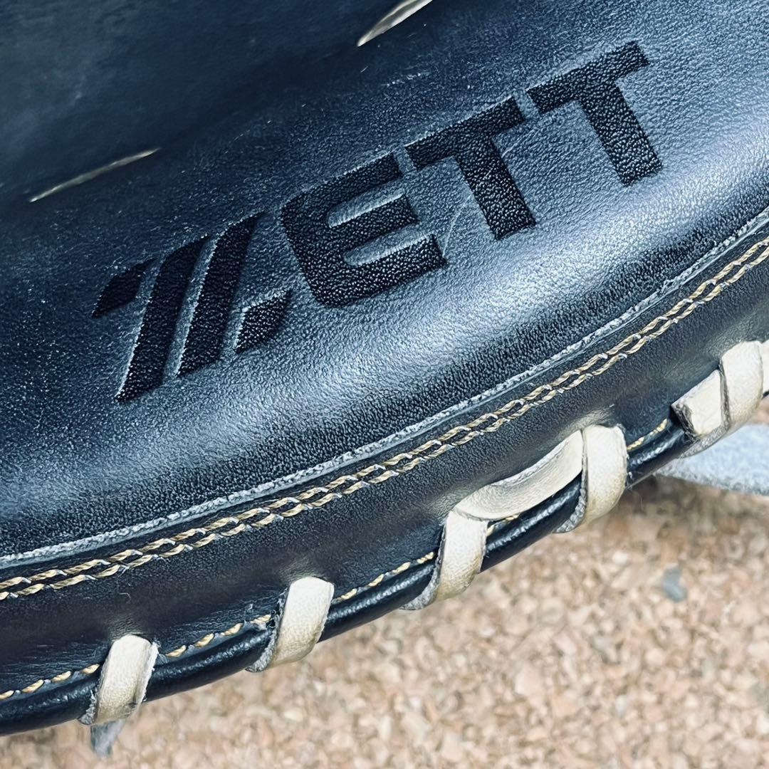 ZETT軟式捕手ミット中村悠平タイプ/BRCB30282／一般.大人／ブラック