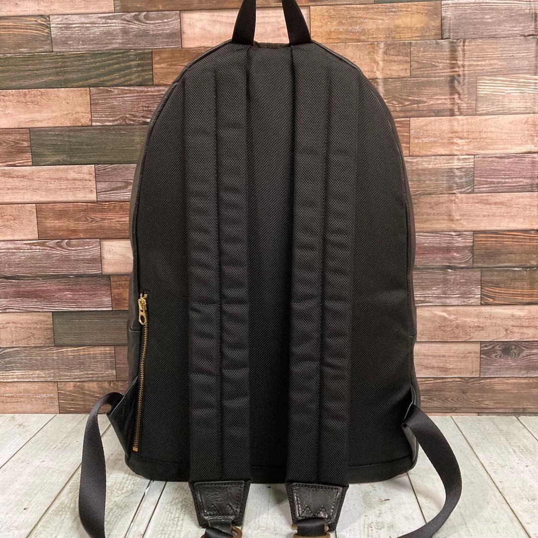 マスターピース　master piece　オールレザー　バックパック　本革　黒