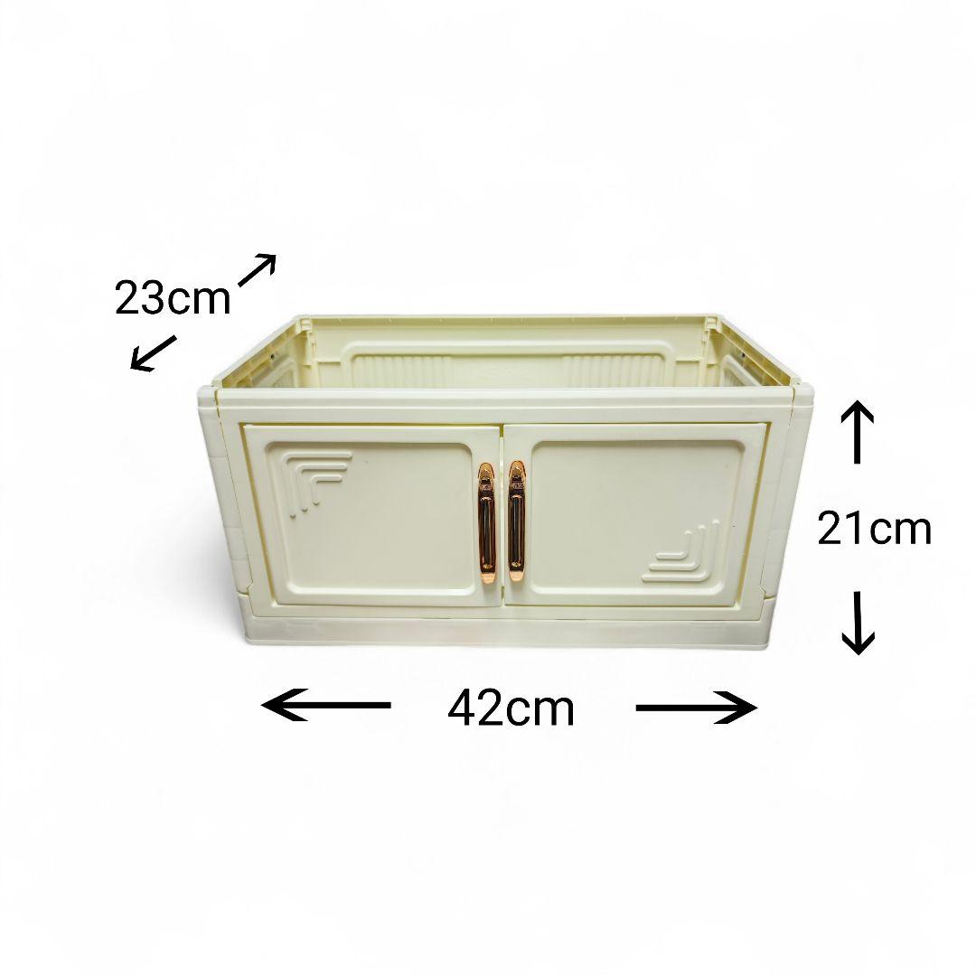 折りたたみ式　収納ボックス5段　オフホワイト　未使用