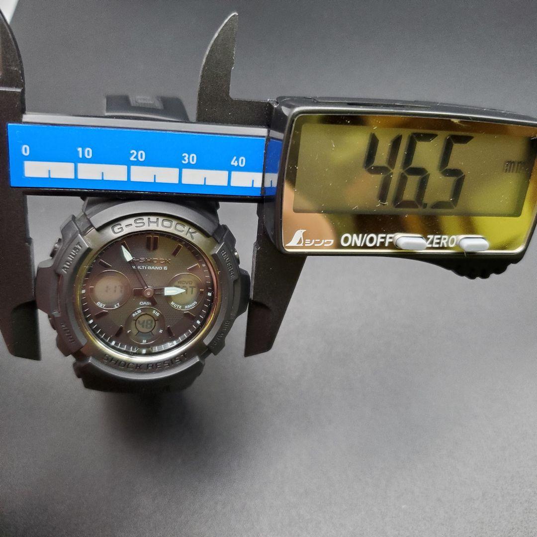 稼働品 G-SHOCK カシオ タフソーラー 電波 黒 メンズ